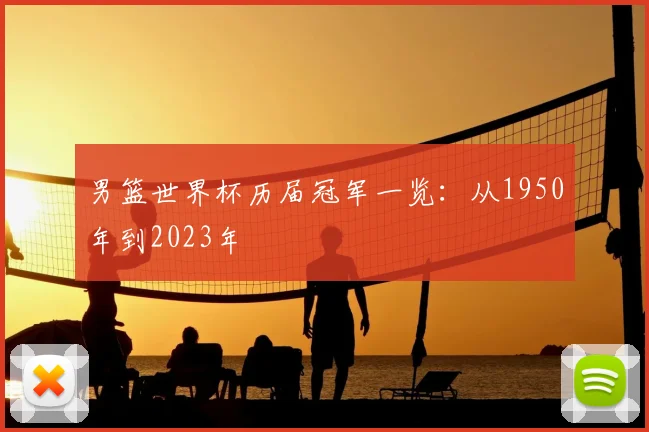 男篮世界杯历届冠军一览:从1950年到2023年